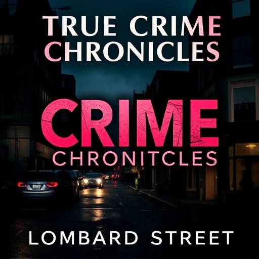 Podcast cover art for 'True Crime Chronicles - The Mystery of Lombard Street'