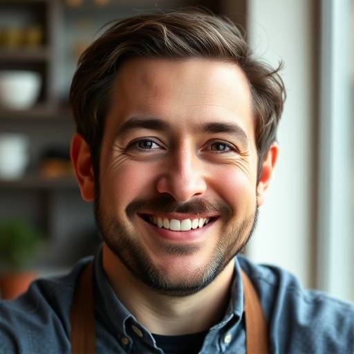 Portrait of Antoine Dubois, Host of Culinary Crossroads podcast