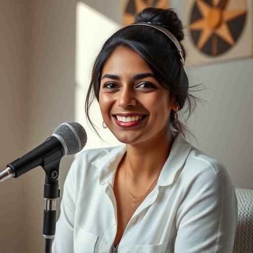 Portrait of Priya Patel, Host of Mindful Moments podcast