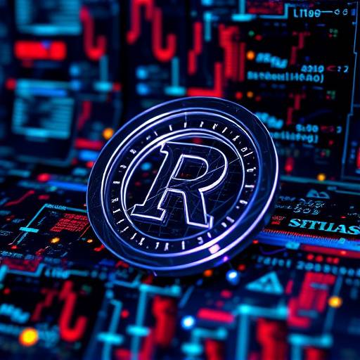 Stylized image representing intellectual property rights with a copyright symbol surrounded by digital data.